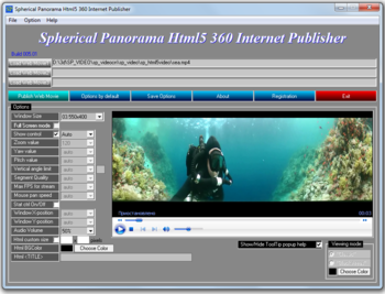 Spherical Panorama Html5 360 Video Publisher screenshot