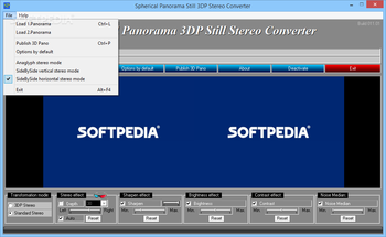 Spherical Panorama Still 3DP Stereo Converter screenshot 2
