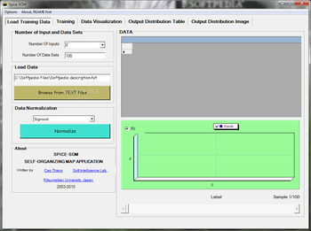 Spice-SOM screenshot