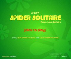 Spider Solitaire 4-Suit screenshot