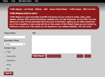 Spin Wizard screenshot
