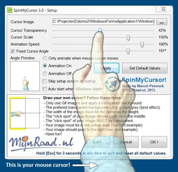 SpinMyCursor screenshot 3