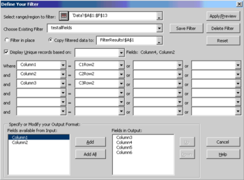 Spinnaker DB Tools for Excel 97 etc screenshot