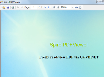 Spire.PDFViewer for WPF screenshot