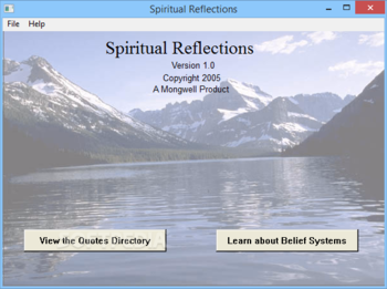 Spiritual Reflections screenshot