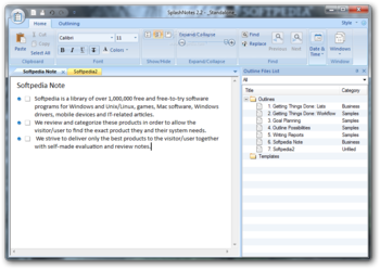 SplashNotes screenshot