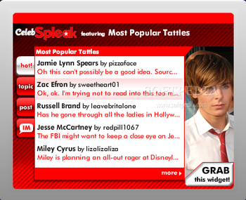 Spleak Yahoo Widget screenshot