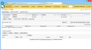 SplendidCRM screenshot