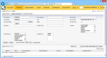 SplendidCRM screenshot 2