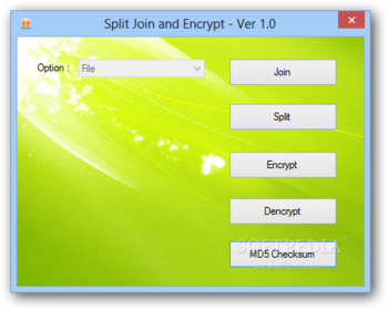 Split Join and Encrypt screenshot