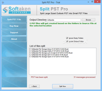 Split PST Pro screenshot 2