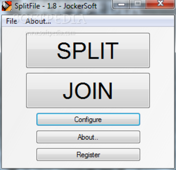 SplitFile screenshot