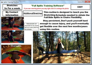 Splits Training Routine screenshot