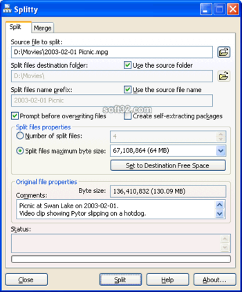 Splitty screenshot 2
