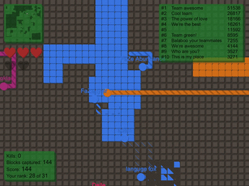 Splix.io screenshot