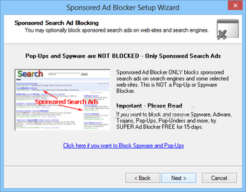 Sponsored Ad Blocker screenshot 4