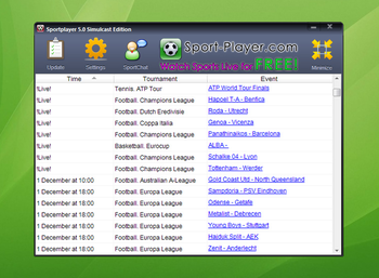 SportPlayer screenshot