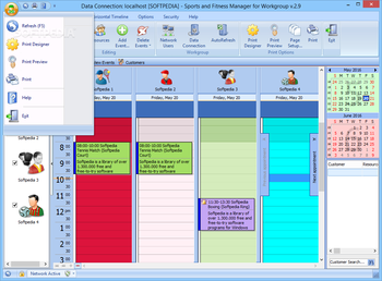 Sports and Fitness Manager for Workgroup screenshot 2