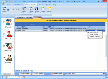 Sports and Fitness Manager for Workgroup screenshot 4
