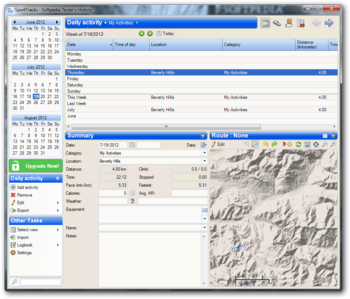 SportTracks screenshot