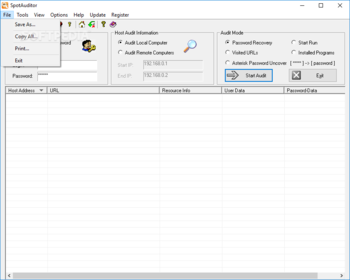 SpotAuditor screenshot 2