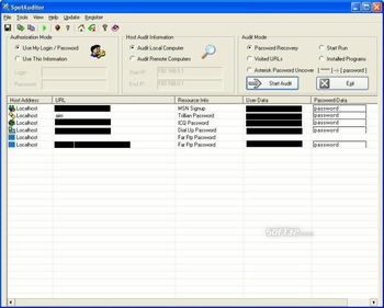 SpotAuditor screenshot 2