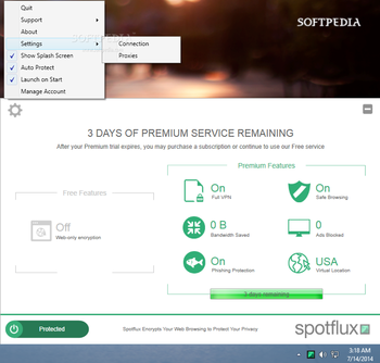 Spotflux screenshot 2