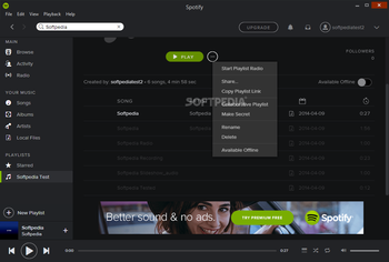 Spotify screenshot 4