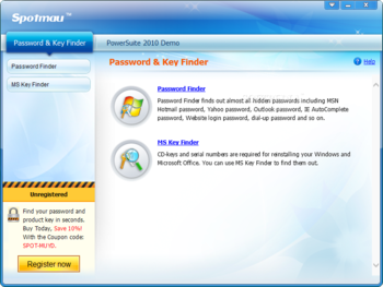 Spotmau Password & Key Finder screenshot