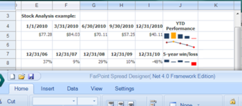 Spread for ASP.NET screenshot