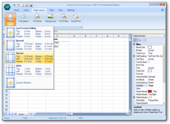 Spread for Windows Form screenshot 3