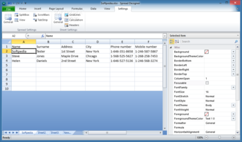 Spread WPF-Siverlight screenshot 3