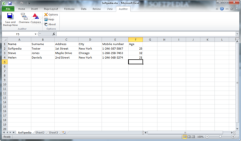Spreadsheet Auditor for Excel screenshot