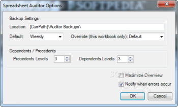 Spreadsheet Auditor for Excel screenshot 4