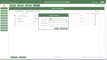 Spreadsheet-design Database screenshot 3