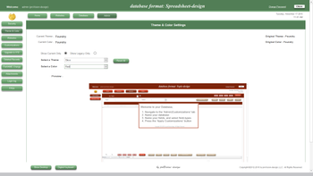 Spreadsheet-design Database screenshot 4
