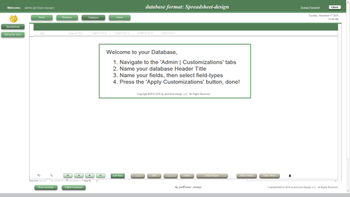 Spreadsheet-design Database screenshot 5