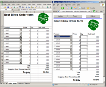 SpreadsheetConverter ASP and ASP.NET Std Ed screenshot 2