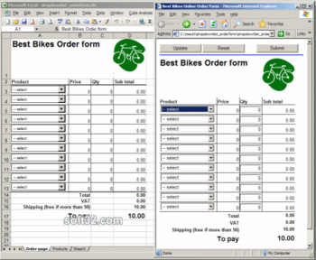SpreadsheetConverter HTML/JavaScript Std screenshot 3