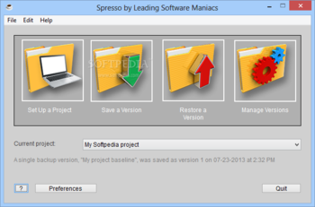 Spresso Decaf screenshot