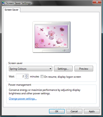 Spring Colours Screensaver screenshot