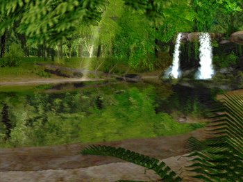 Spring Waterfall 3D Screensaver screenshot