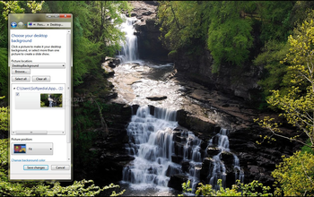 Spring Waterfall screenshot