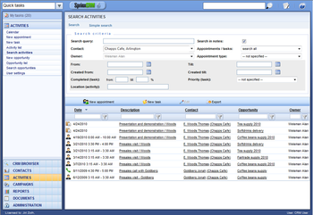 SprinxCRM Free Edition screenshot 2