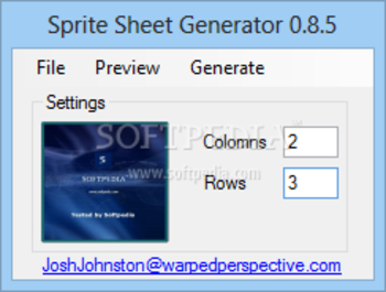 Sprite Sheet Generator screenshot