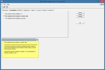 SPSS SamplePower screenshot 3