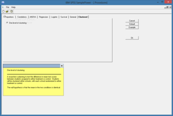 SPSS SamplePower screenshot 9