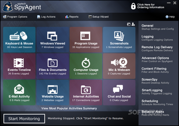 SpyAgent screenshot