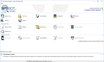 Spybot - Search & Destroy for Windows 7 screenshot