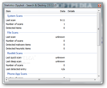 Spybot - Search & Destroy Portable screenshot 5